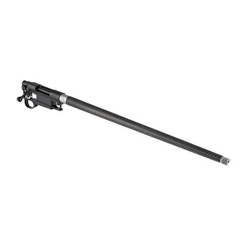Die Howa Varmint Barrelled Action CF Wrapped Finish - 6.5 PRC bietet eine präzise, leichte und kompakte Basis mit 24" #6 Lauf und 5+1 Magazin für dynamisches Schießen.